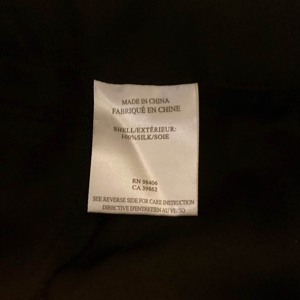 Theory Black Hannon Silk Cargo Pants - Picture 10 of 10